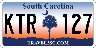 SC license plate KTR127