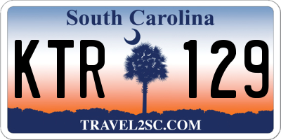SC license plate KTR129