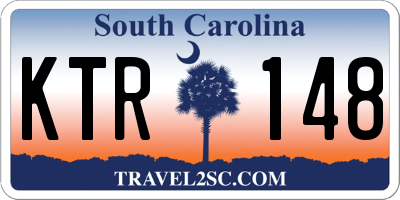 SC license plate KTR148