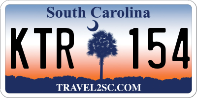 SC license plate KTR154