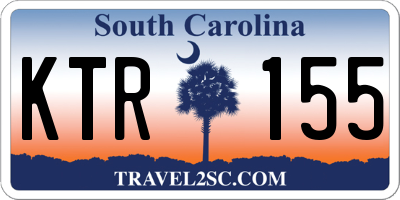SC license plate KTR155