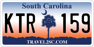 SC license plate KTR159