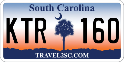 SC license plate KTR160