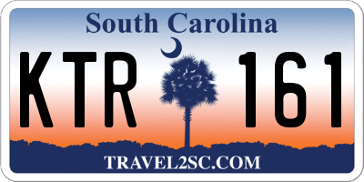 SC license plate KTR161