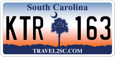 SC license plate KTR163