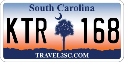 SC license plate KTR168