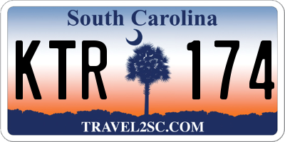 SC license plate KTR174