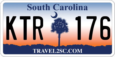 SC license plate KTR176