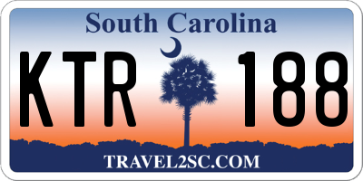 SC license plate KTR188