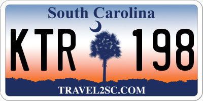 SC license plate KTR198