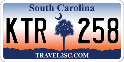 SC license plate KTR258