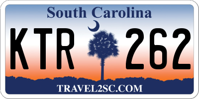 SC license plate KTR262
