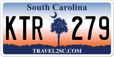 SC license plate KTR279