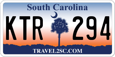 SC license plate KTR294