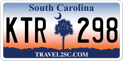SC license plate KTR298