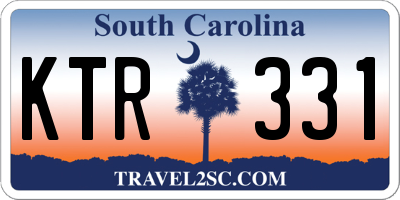 SC license plate KTR331