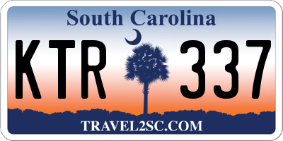 SC license plate KTR337