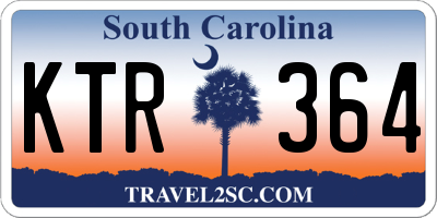 SC license plate KTR364