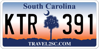 SC license plate KTR391