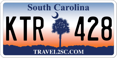 SC license plate KTR428