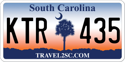 SC license plate KTR435