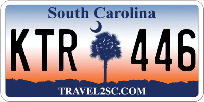 SC license plate KTR446