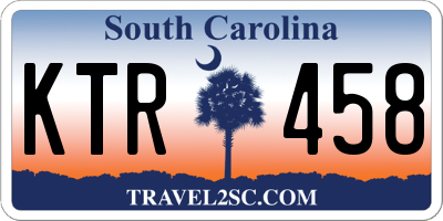 SC license plate KTR458