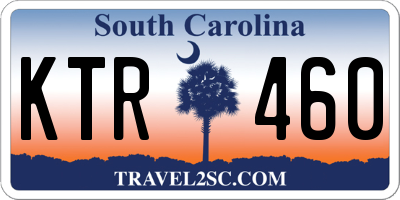 SC license plate KTR460