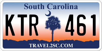SC license plate KTR461
