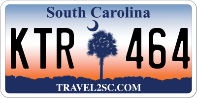 SC license plate KTR464