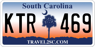 SC license plate KTR469