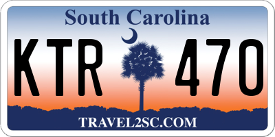 SC license plate KTR470