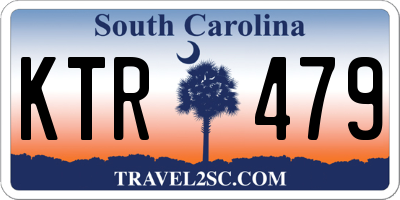 SC license plate KTR479
