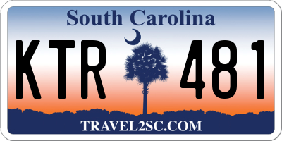 SC license plate KTR481