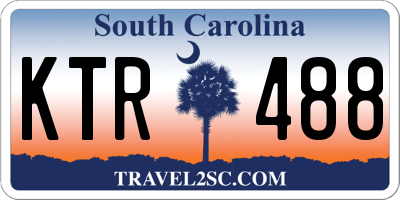 SC license plate KTR488