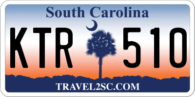 SC license plate KTR510