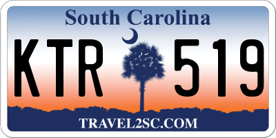 SC license plate KTR519
