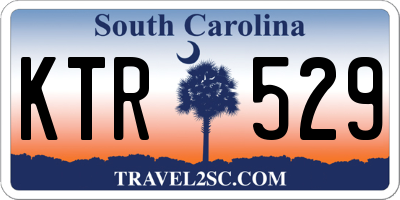 SC license plate KTR529