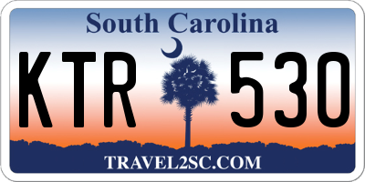 SC license plate KTR530