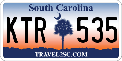 SC license plate KTR535