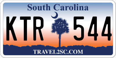SC license plate KTR544