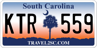 SC license plate KTR559