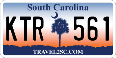 SC license plate KTR561