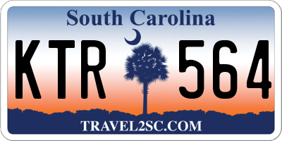 SC license plate KTR564