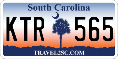 SC license plate KTR565