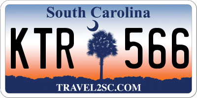 SC license plate KTR566