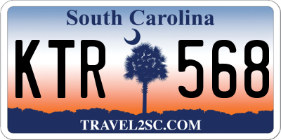 SC license plate KTR568