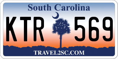 SC license plate KTR569