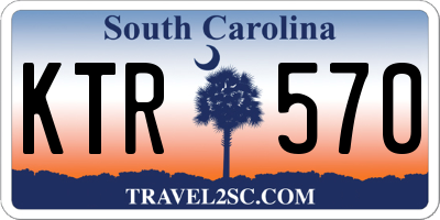 SC license plate KTR570