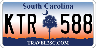 SC license plate KTR588